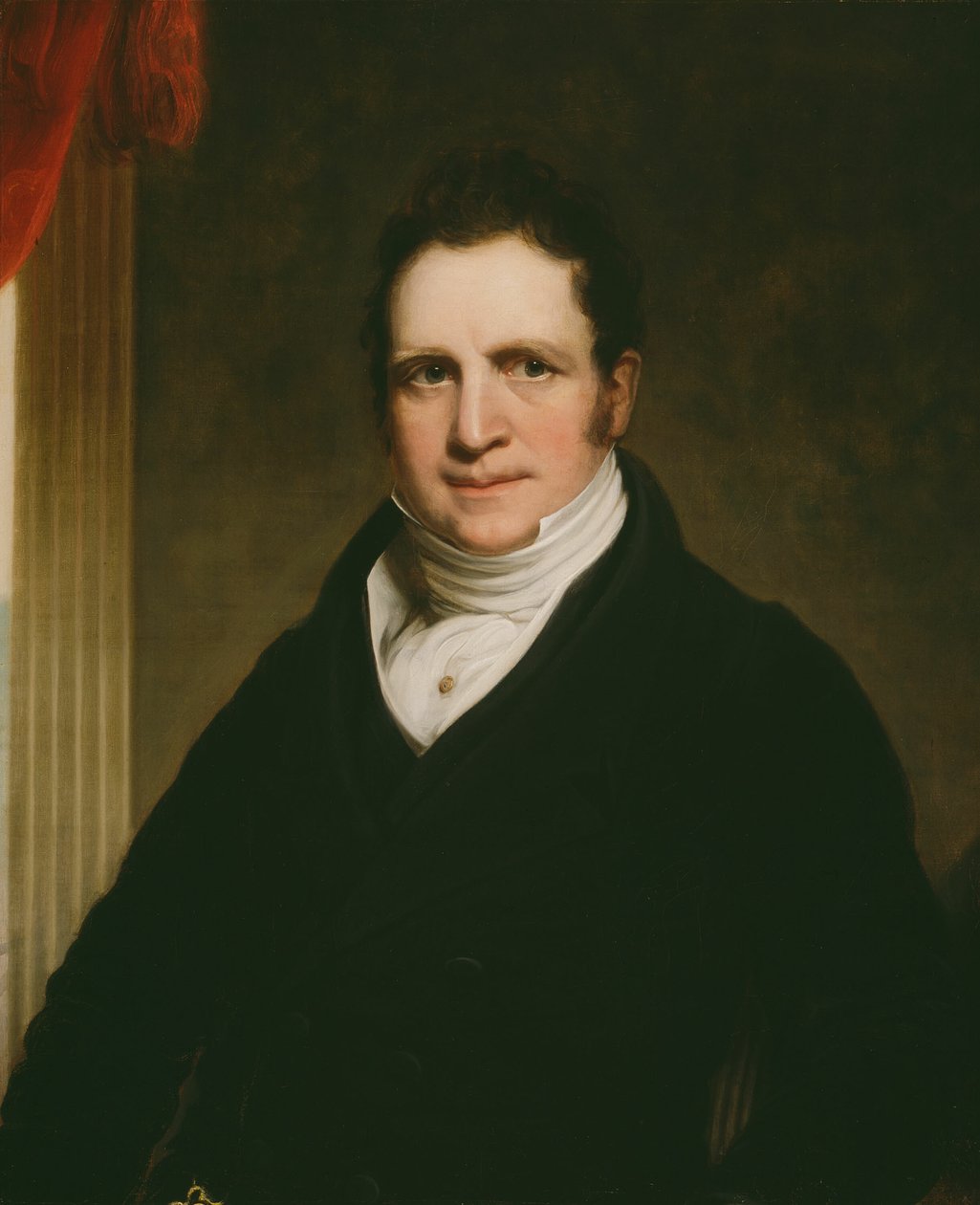 Thomas Abthorpe Cooper 1776-1849, ca. 1822. av Chester Harding