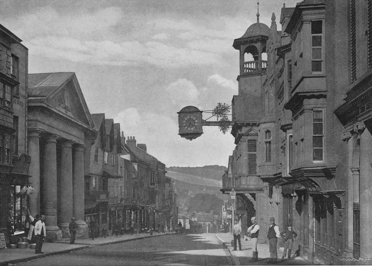 High Street, Guildford, c1896 av Chester Vaughan
