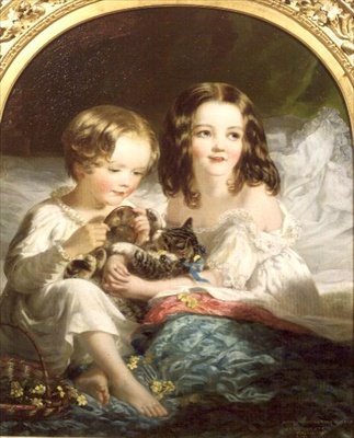 Portrett av Hon. Frederick og Jean Orde-Powlett av Chevalier Louis William Desanges