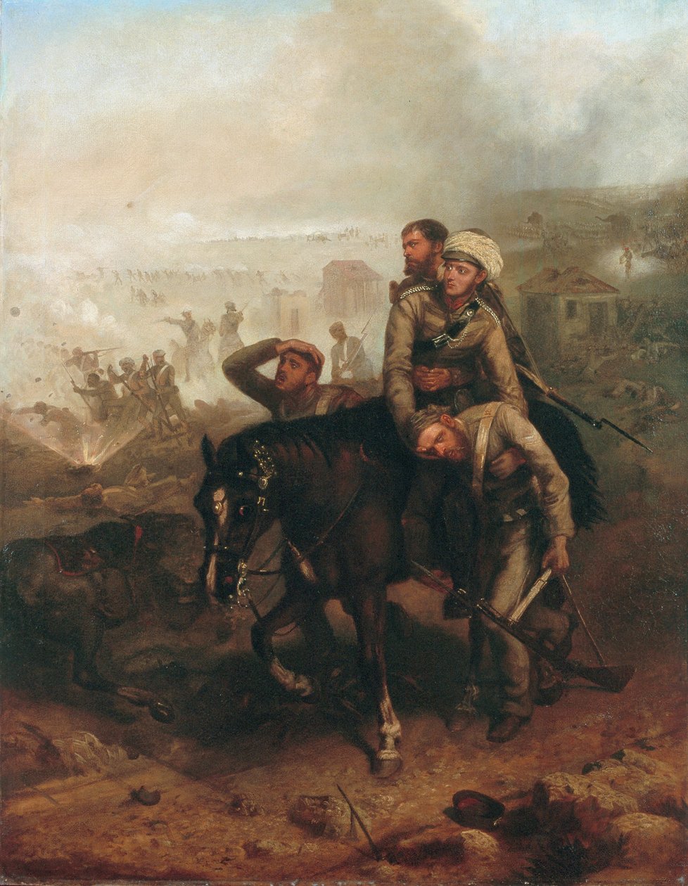 Løytnant William George Cubitt (1835-1903) fikk Victoria-korset i Lucknow under det indiske mytteriet 30. juni 1857, ca. 1860 av Chevalier Louis William Desanges