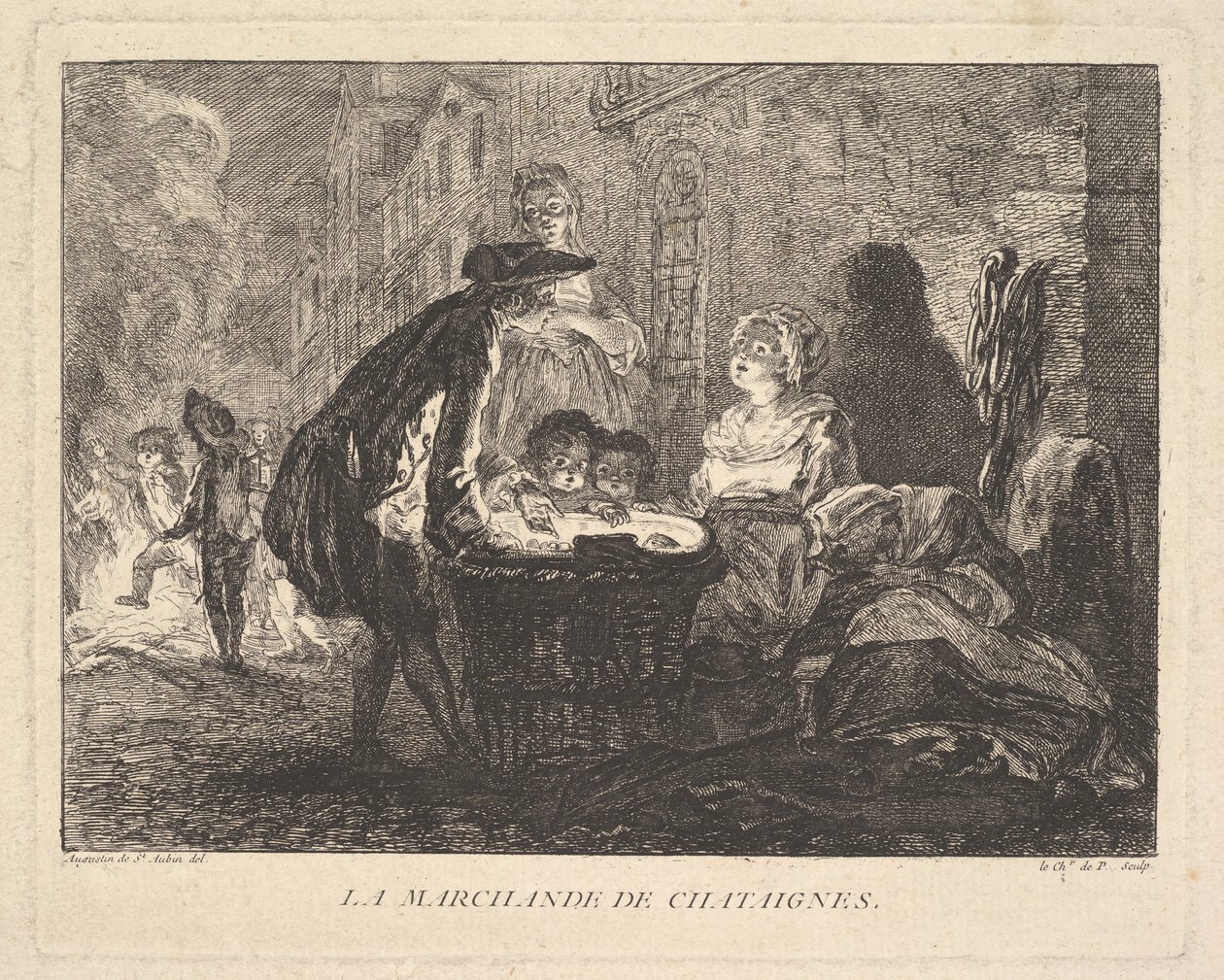 Kastanjeselgeren, Kastanjeselgeren, 1762. av Chevalier de Parlington