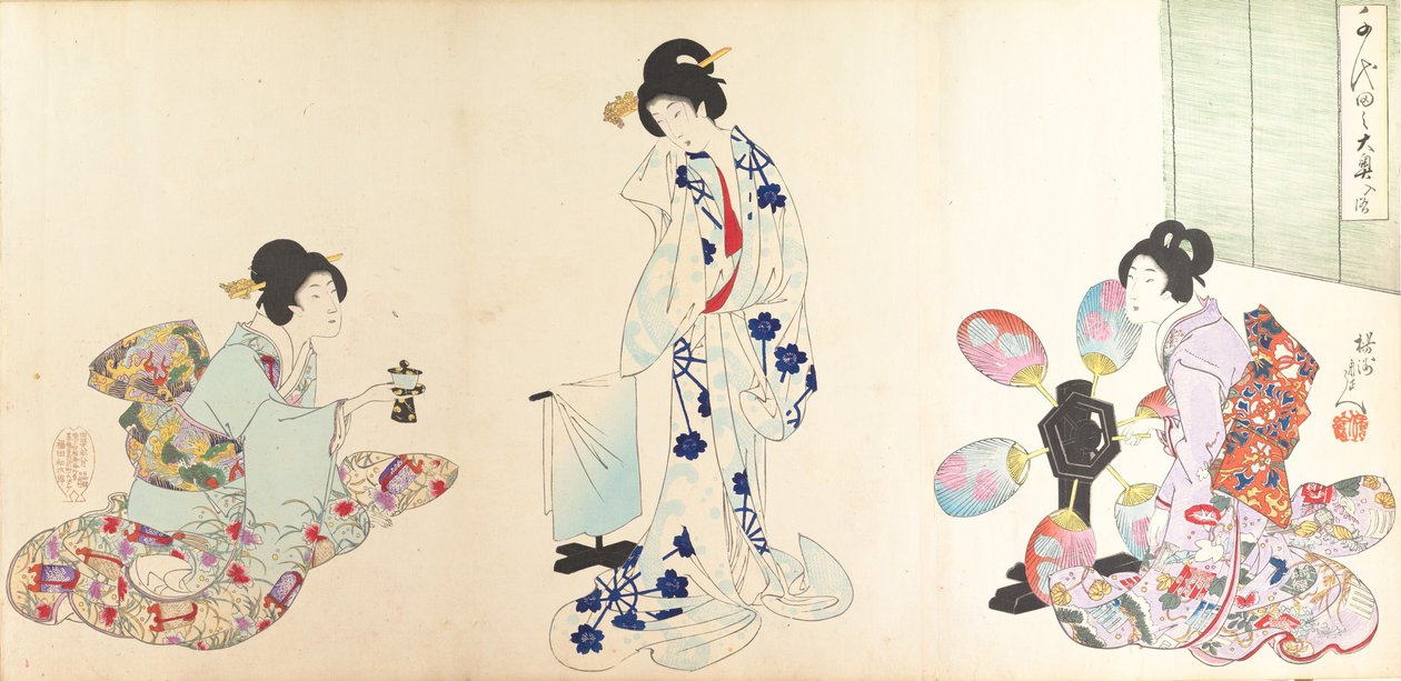 Chiyoda Castle Album of Women, 1895., 1895. av Chikanobu Yoshu
