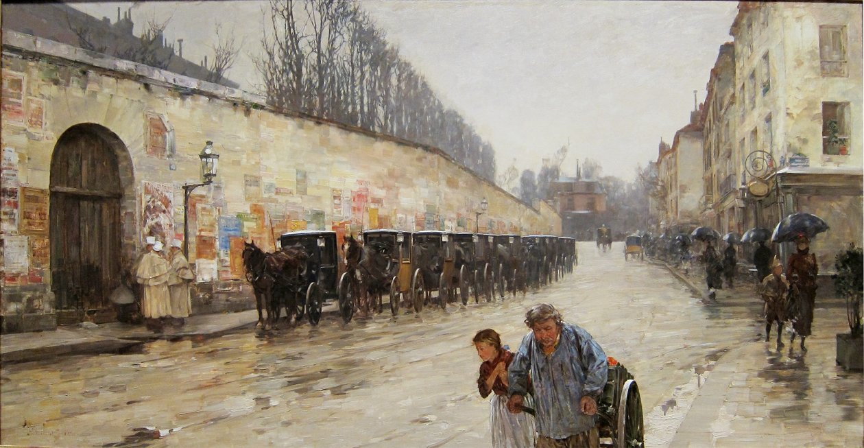 Et regnskyll, rue Bonaparten fransk: Et regnskyll, rue Bonaparten av Childe Hassam