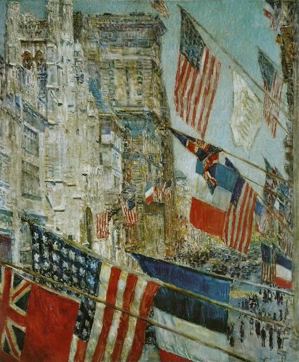 Alliertes dag, mai 1917 Jour des Allies, mai 1917 n av Childe Hassam
