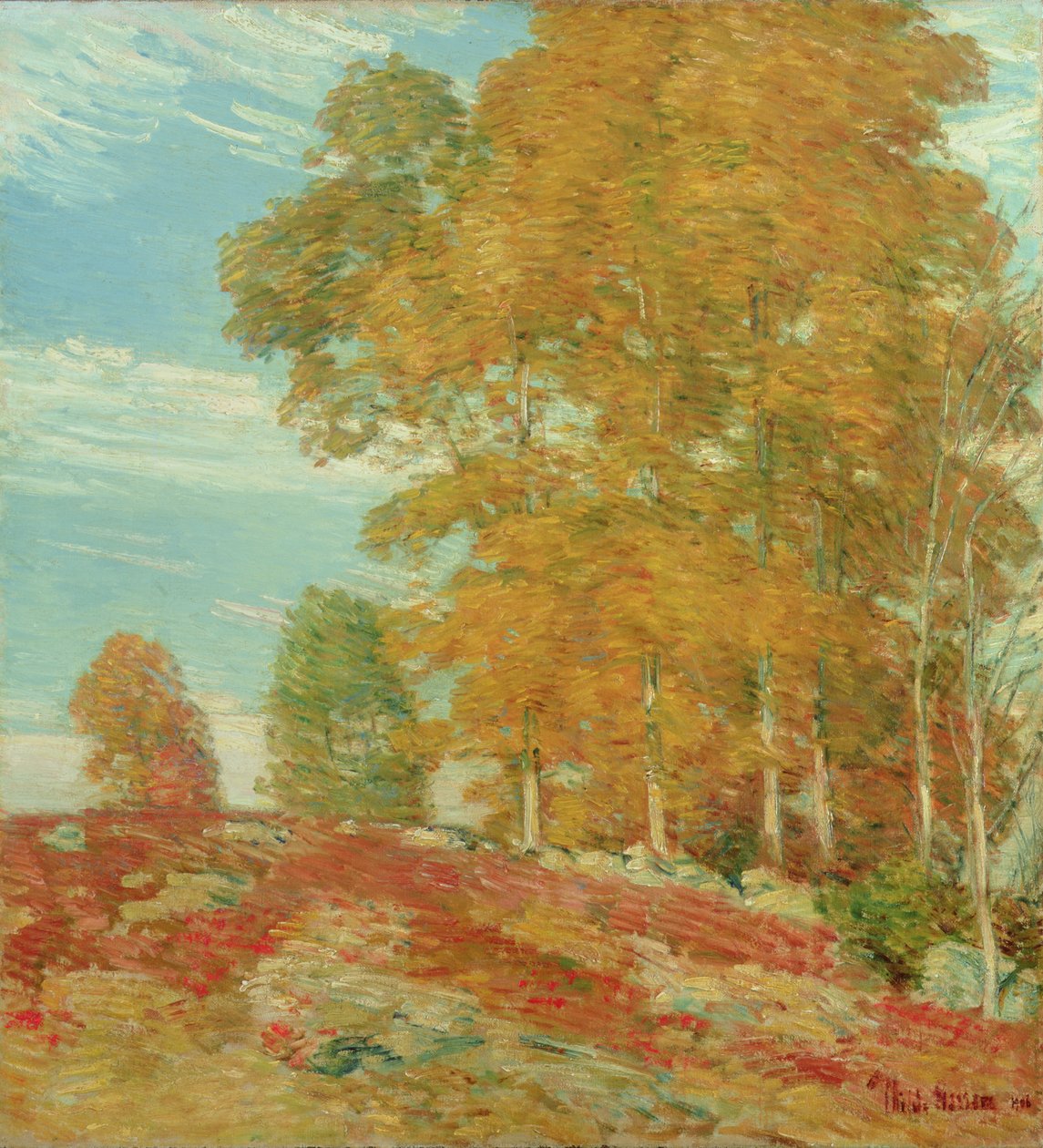 Autumn Hilltop, New England av Childe Frederick Hassam