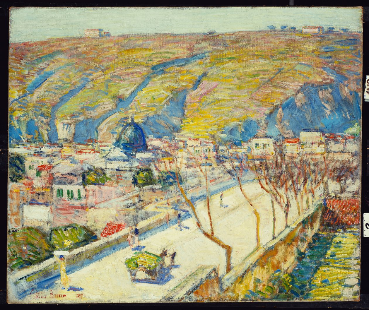 Broen ved Posilippo, Napoli av Childe Frederick Hassam