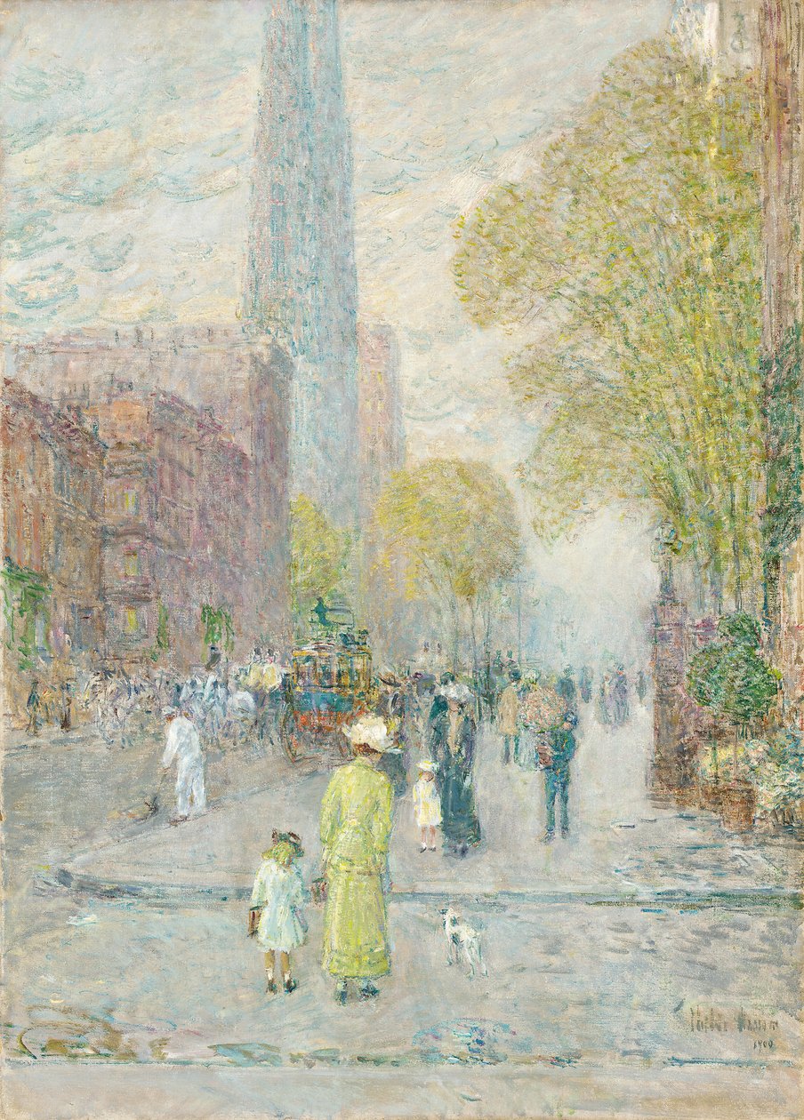 Cathedral Spires, Vårmorgen av Childe Frederick Hassam
