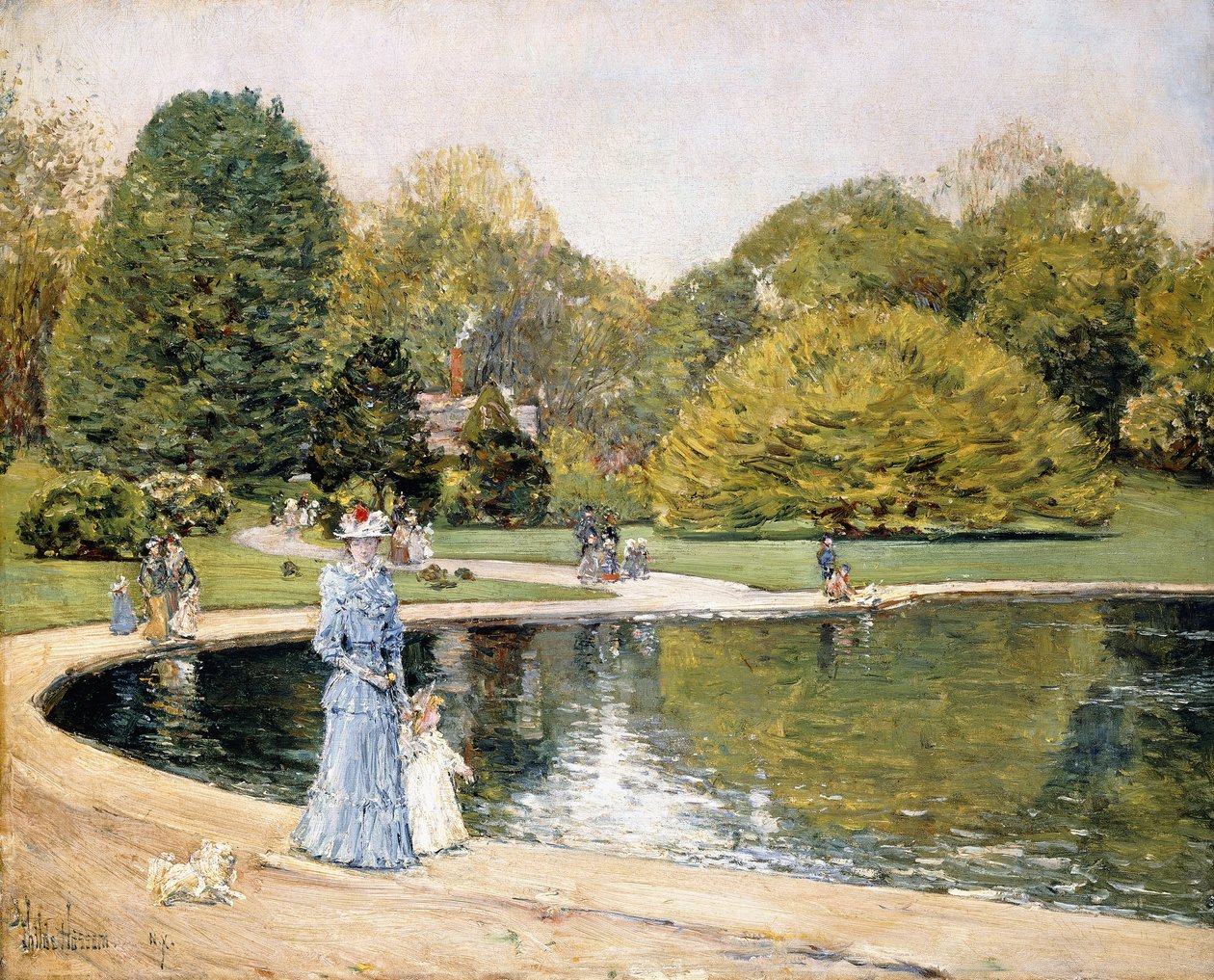 Central Park av Childe Frederick Hassam