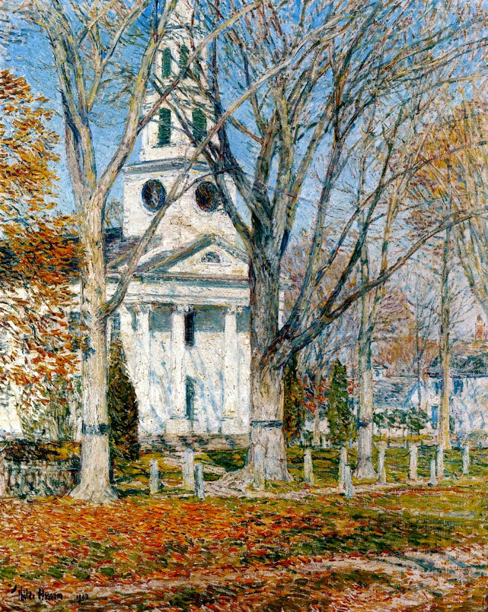 Kirken på Old Lyme av Childe Frederick Hassam