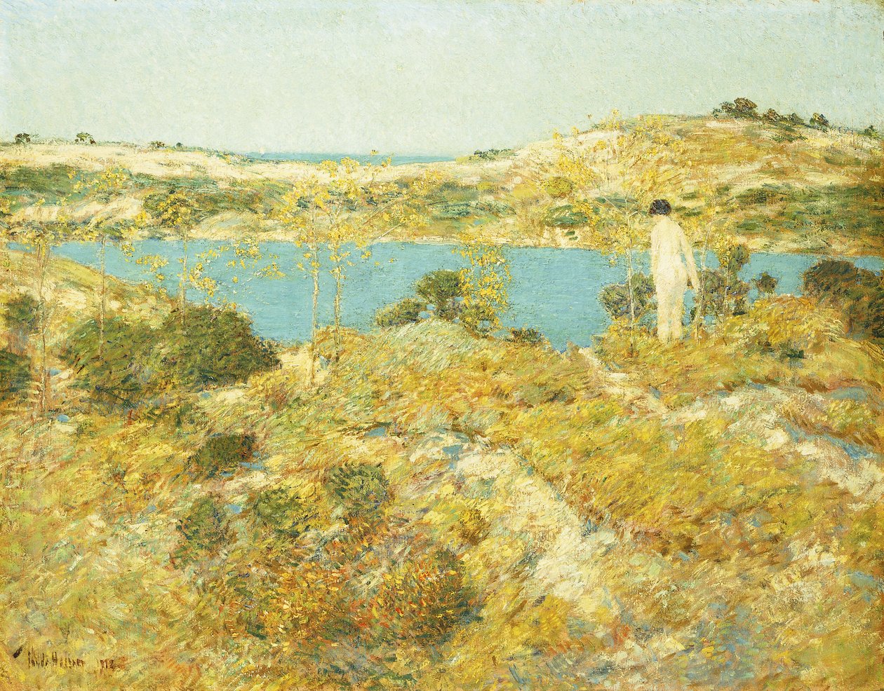 Dunebasseng av Childe Frederick Hassam