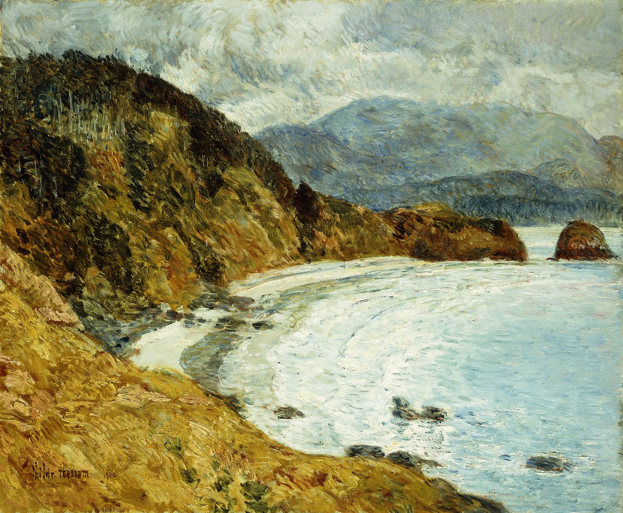 Ecola Beach, Oregon av Childe Frederick Hassam