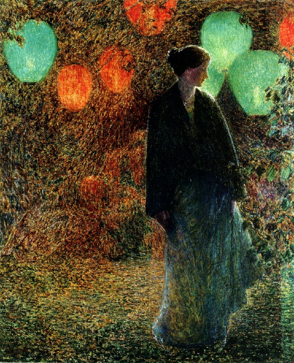 juli natt av Childe Frederick Hassam