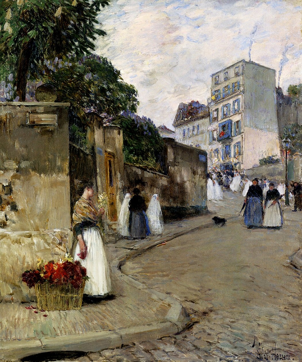 Montmartre, Paris av Childe Frederick Hassam