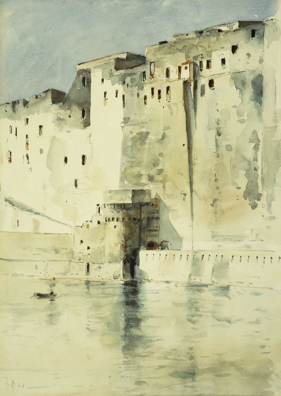 Gamle festningen Napoli av Childe Frederick Hassam