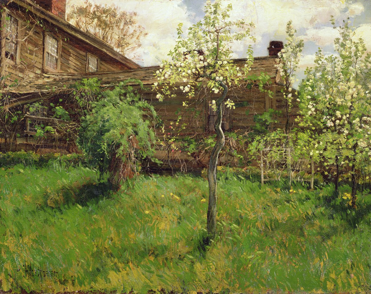 Old House, Dorchester av Childe Frederick Hassam