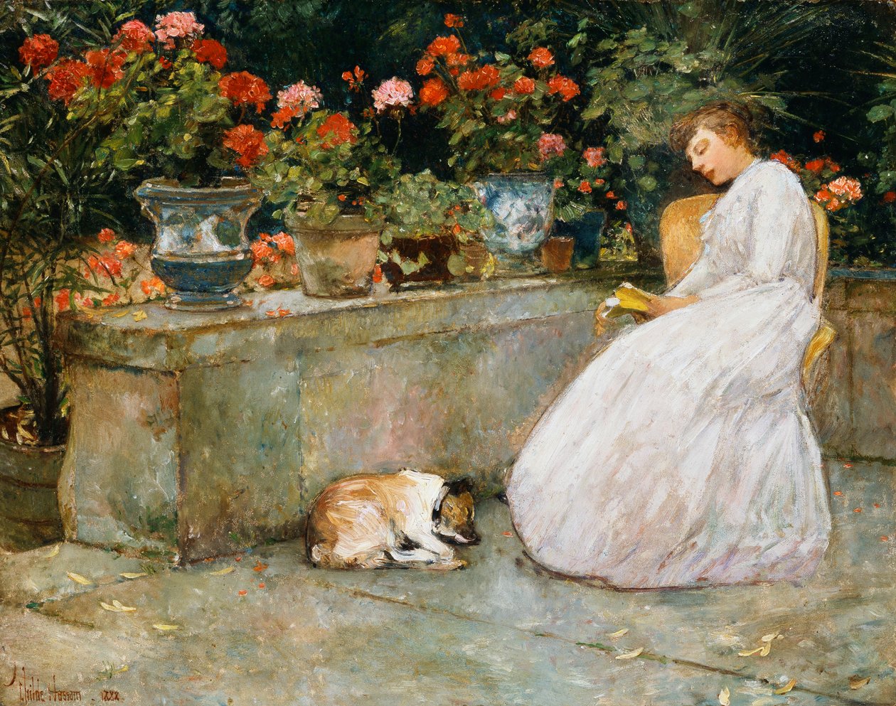 Lesning av Childe Frederick Hassam