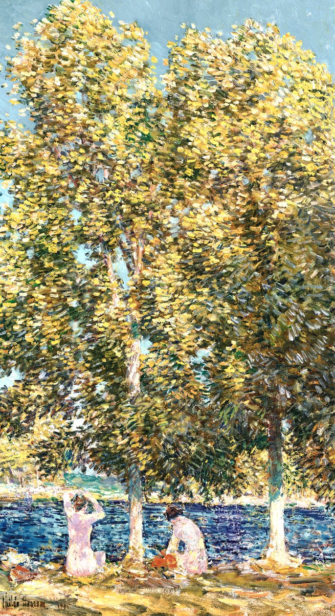 Badegjestene av Childe Frederick Hassam