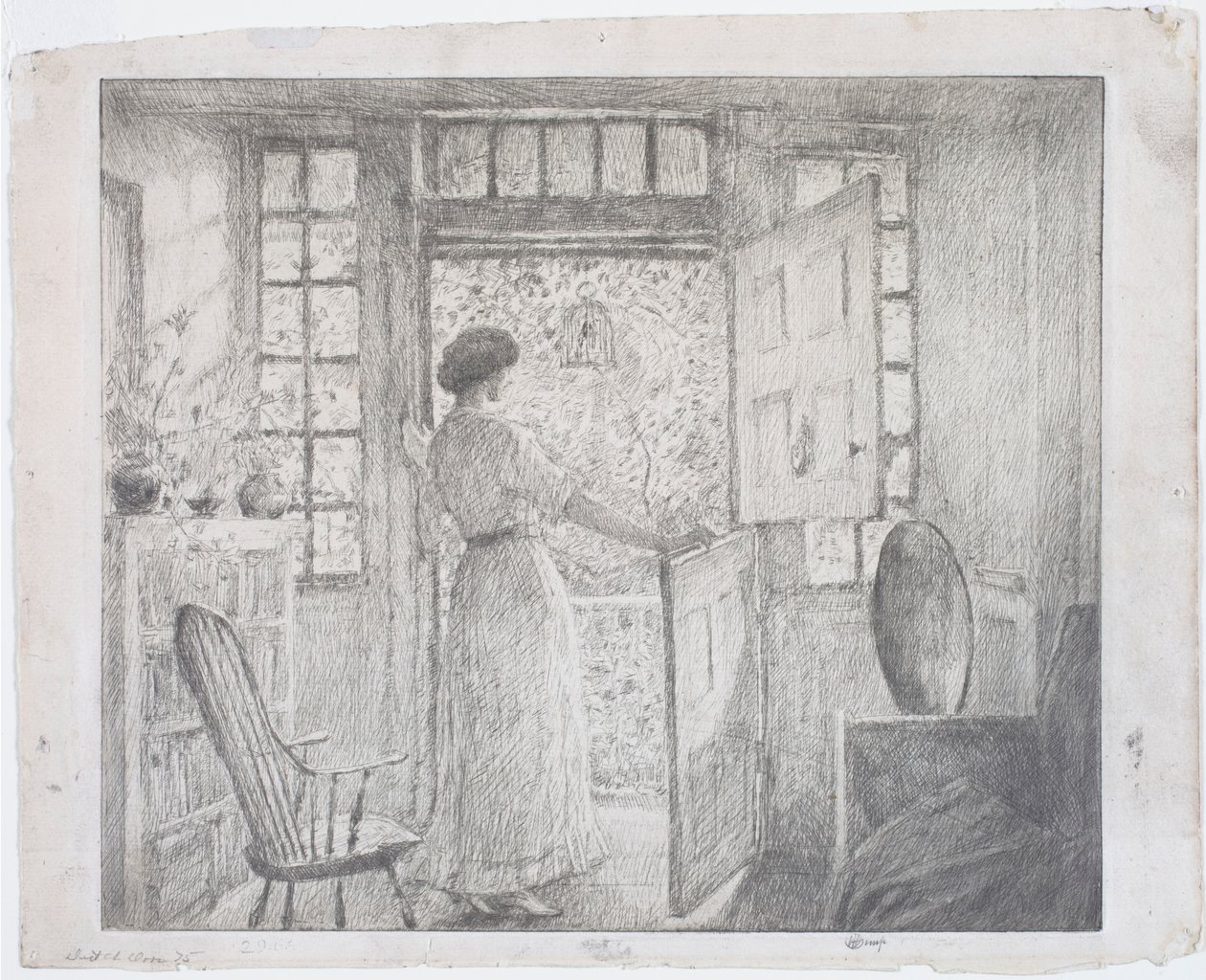 Den nederlandske døren av Childe Frederick Hassam