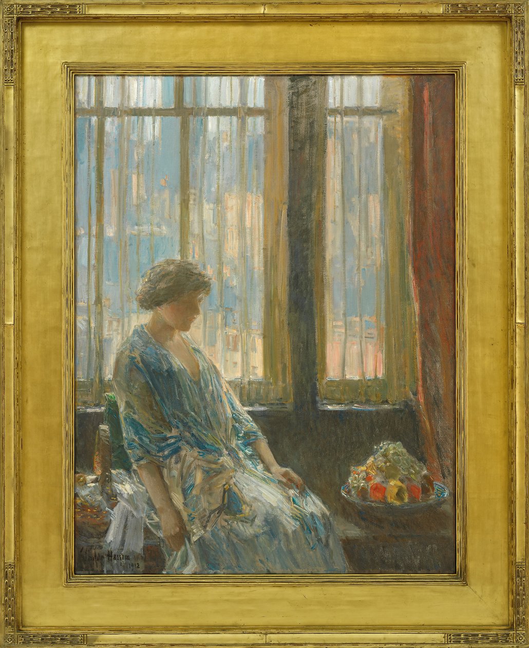 New York-vinduet av Childe Frederick Hassam