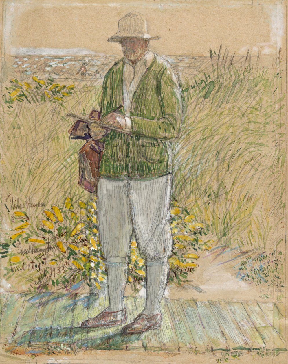 Childe Hassam: Selvportrett av Childe Hassam