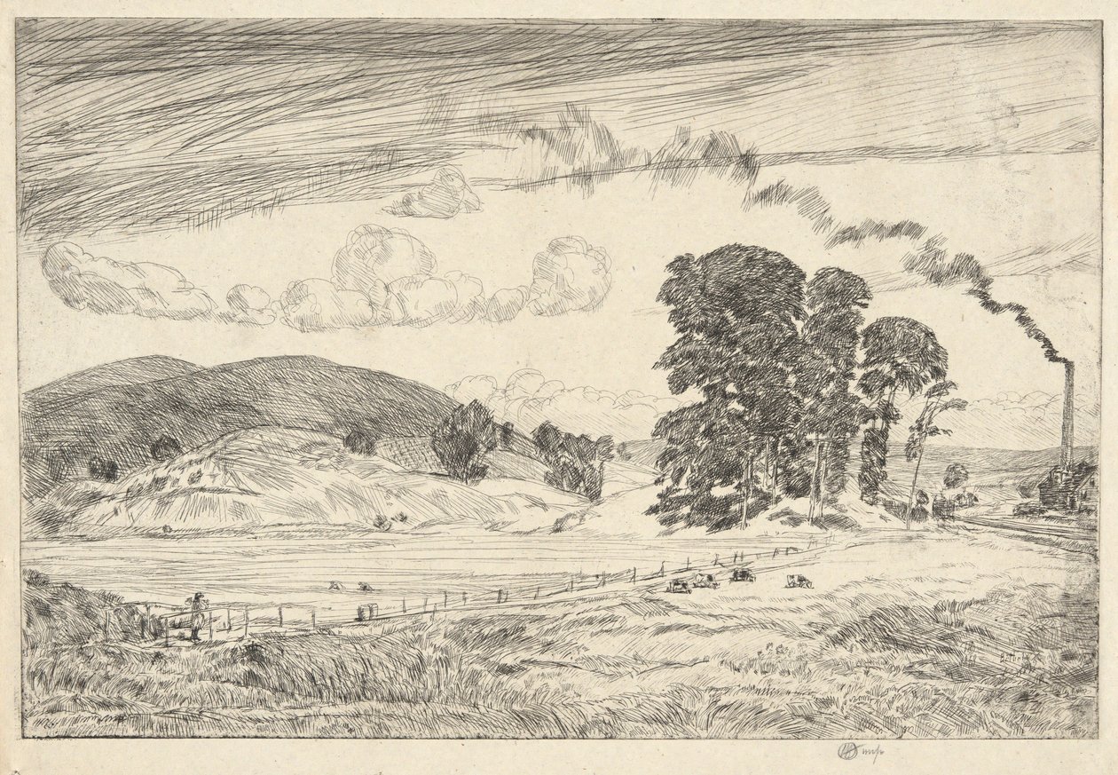 Danbury Hills, 1920 av Childe Hassam
