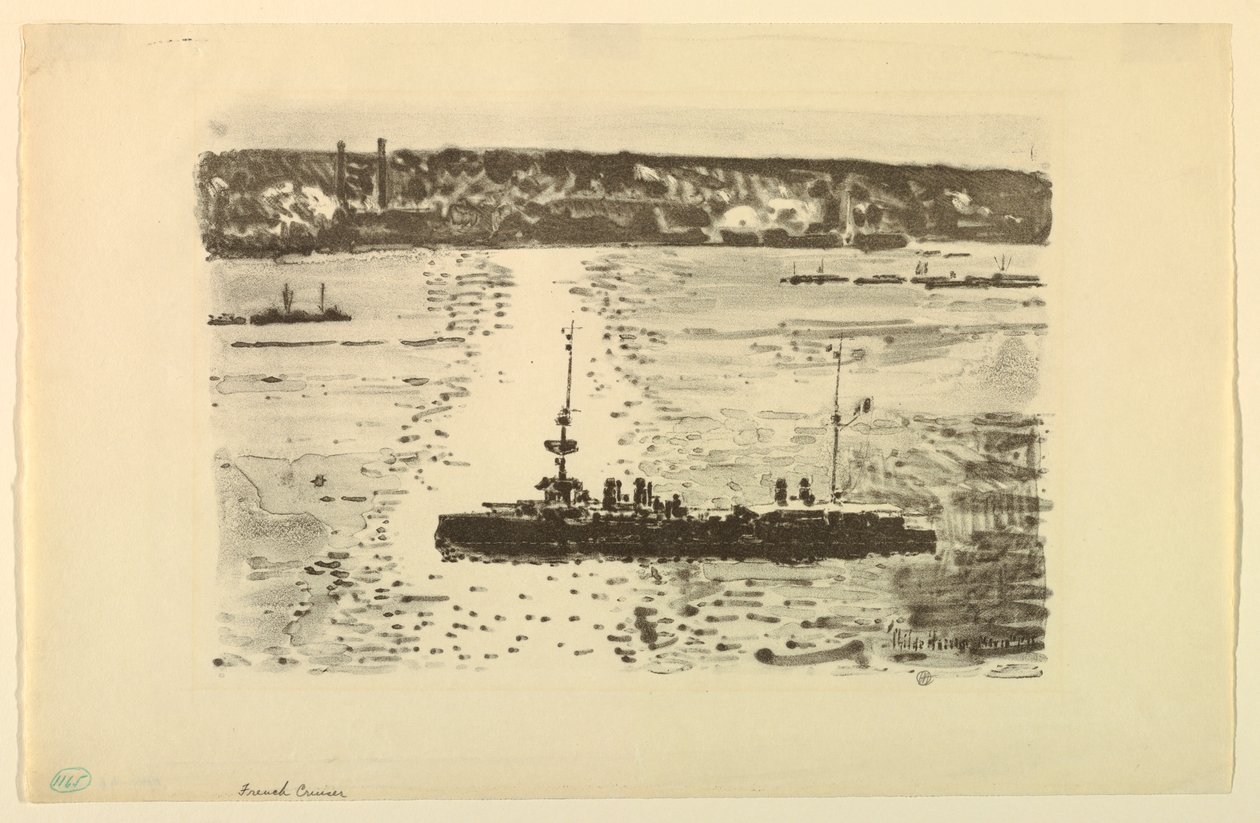 Fransk krysser av Childe Hassam