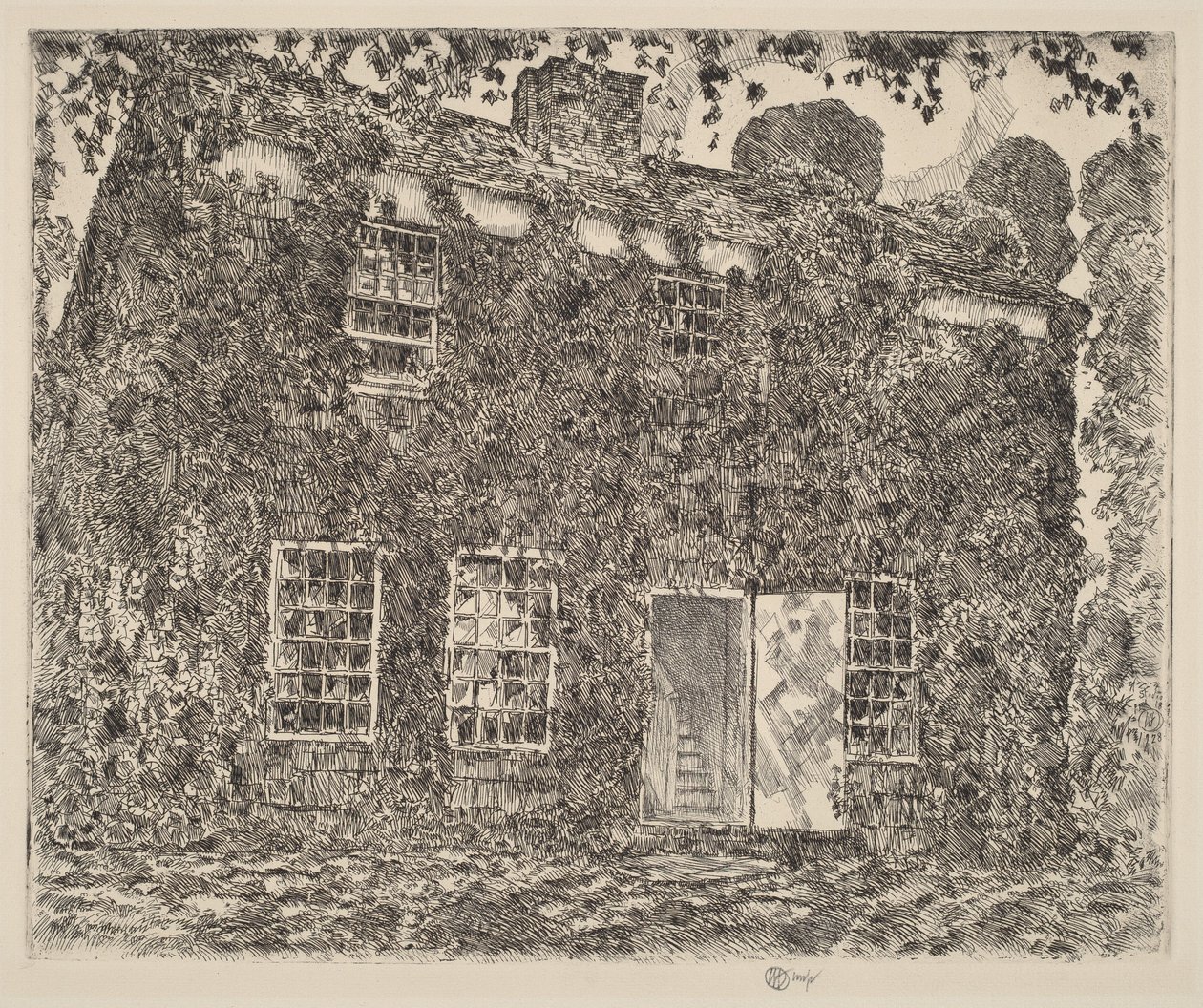 Hytte Hjem, kjære hjem, nr. 3, Easthampton av Childe Hassam