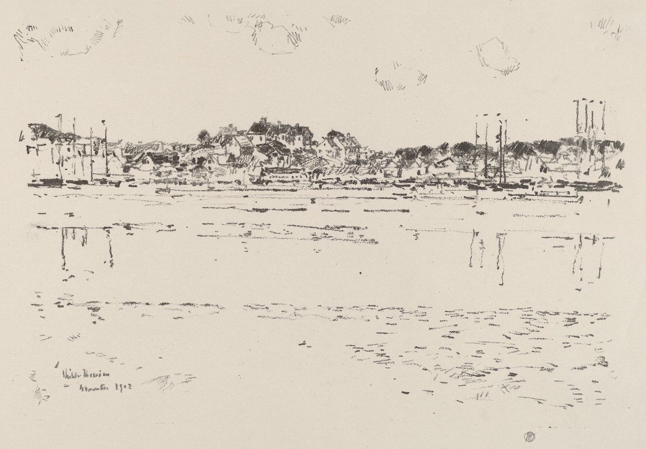 Indre havn av Childe Hassam