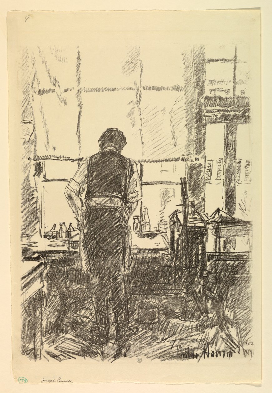 Joseph Pennell av Childe Hassam