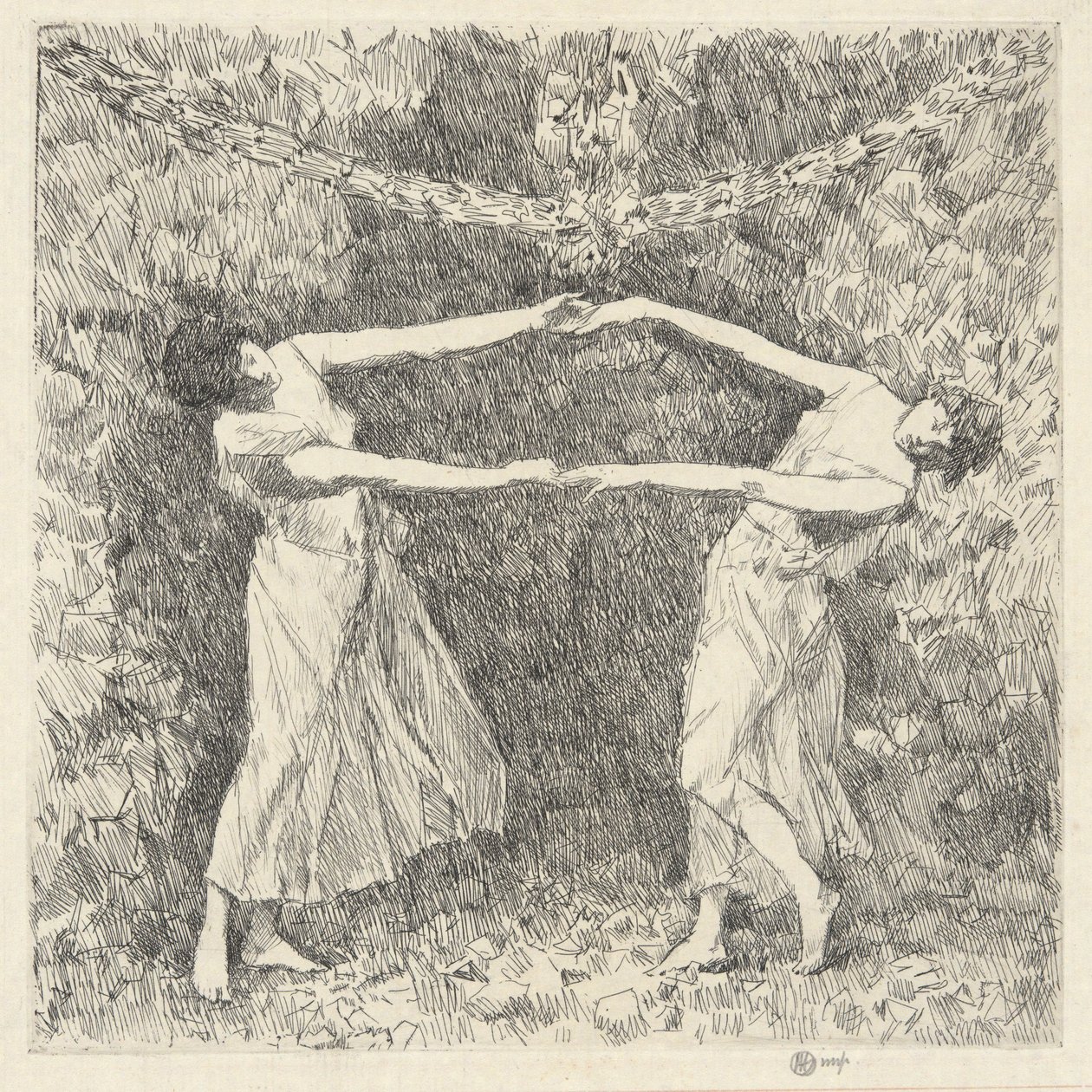 Laurel Dans av Childe Hassam