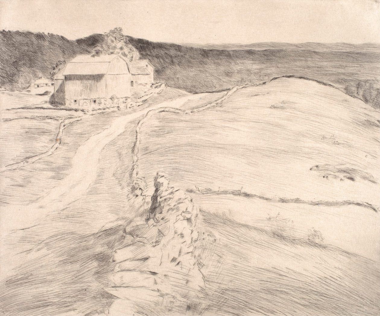 Lang åsrygg av Childe Hassam