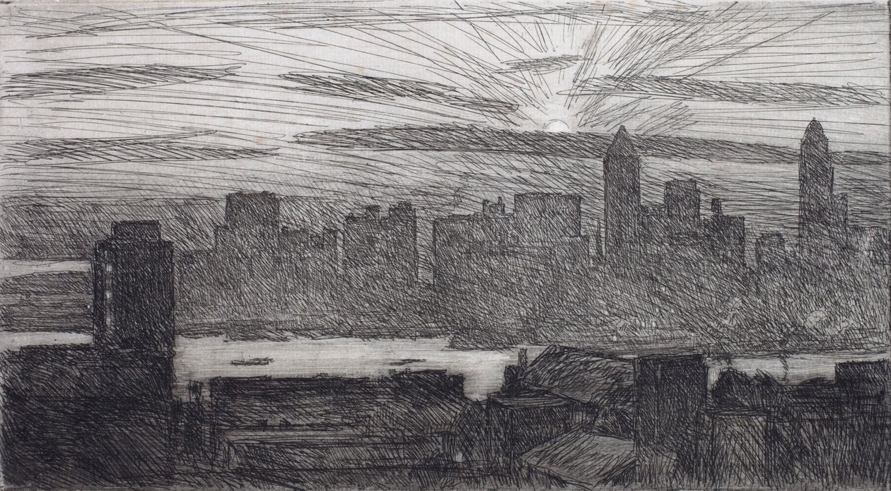 Manhattan av Childe Hassam