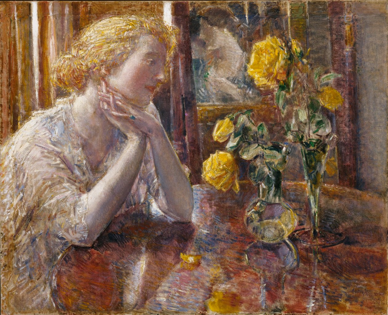 Marskalk Niel Roses av Childe Hassam