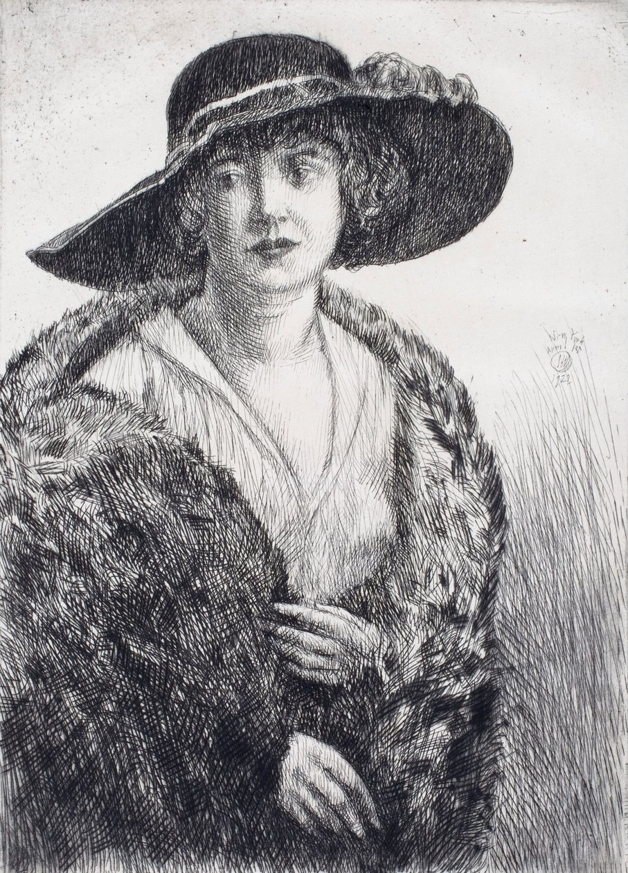 Frøken Erminie Gagnon av Childe Hassam