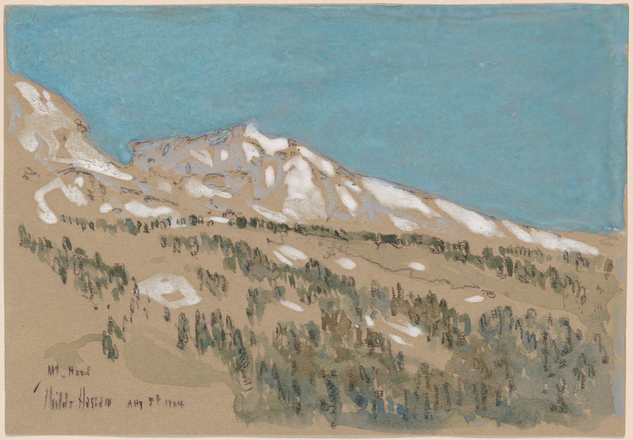 Mount Hood, Oregon av Childe Hassam