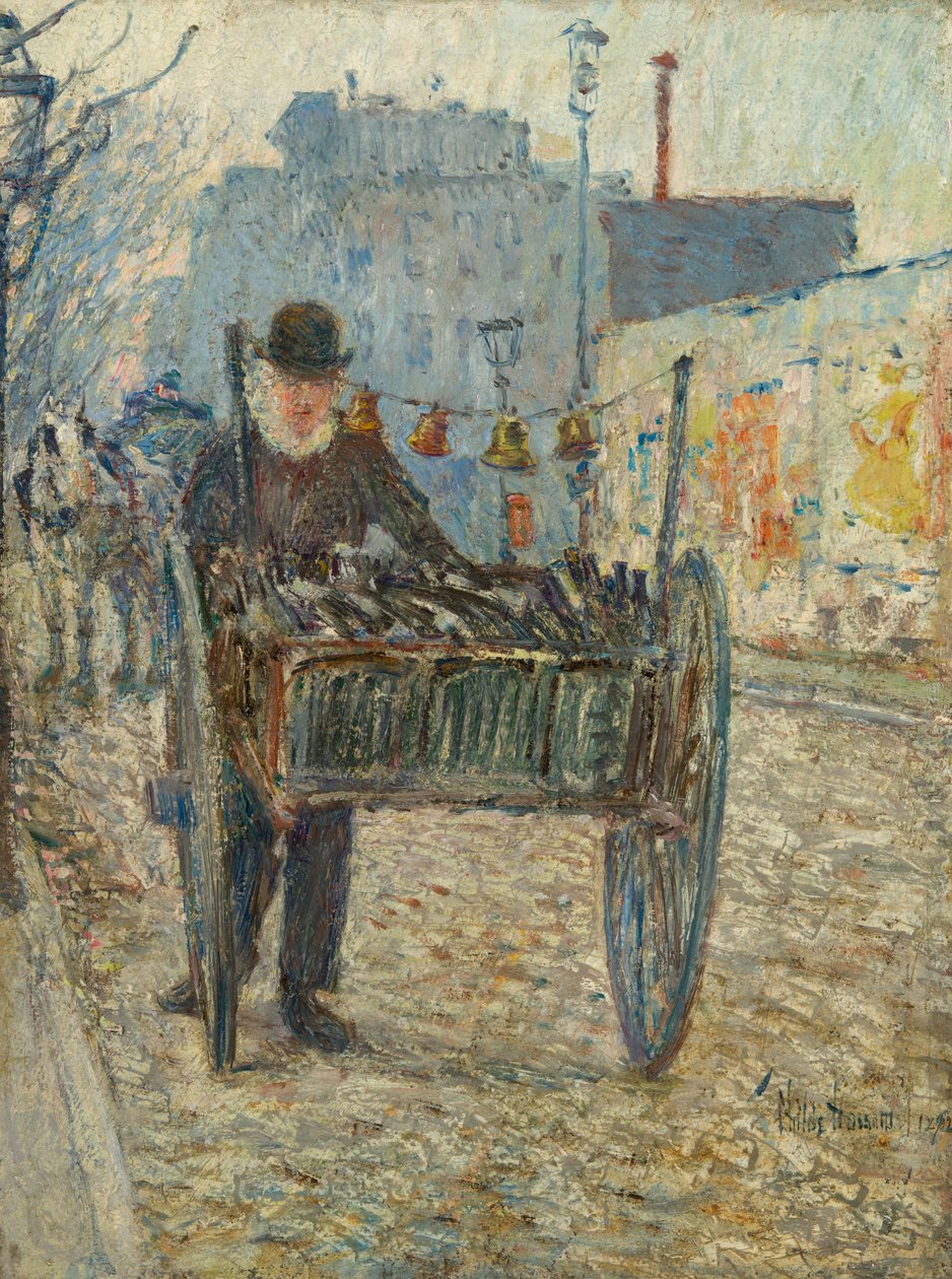 Gammel flaskesamler av Childe Hassam