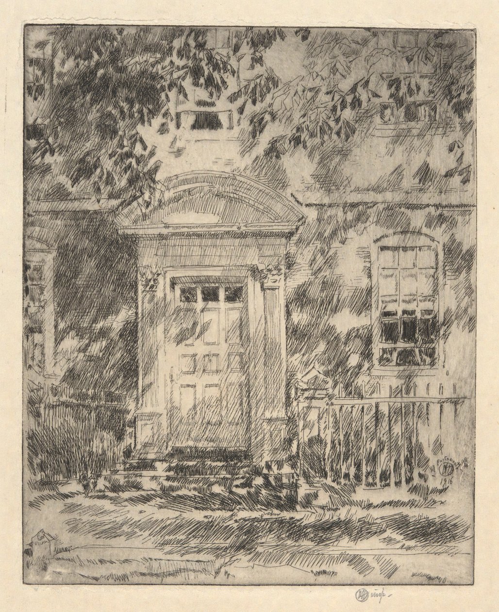 Portsmouth Doorway, 1916 av Childe Hassam