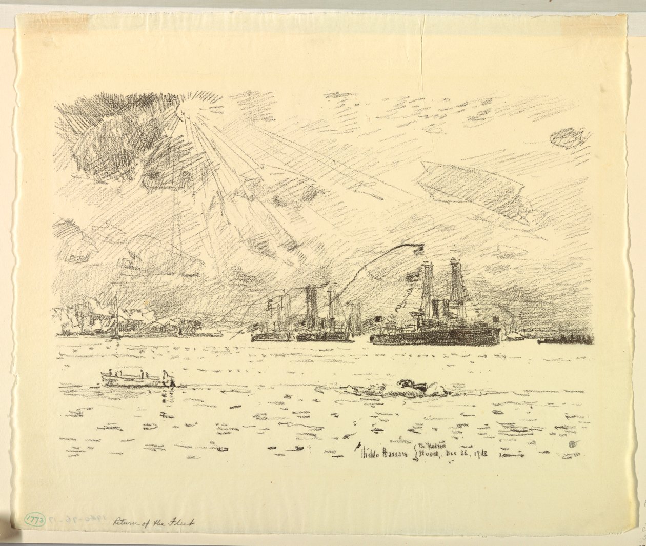 Flåtens retur av Childe Hassam