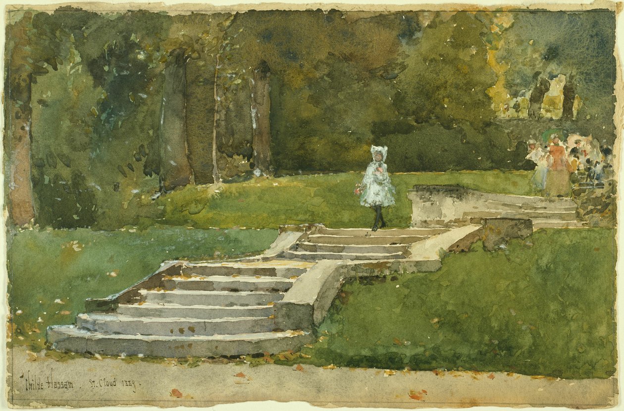 Saint-Cloud av Childe Hassam