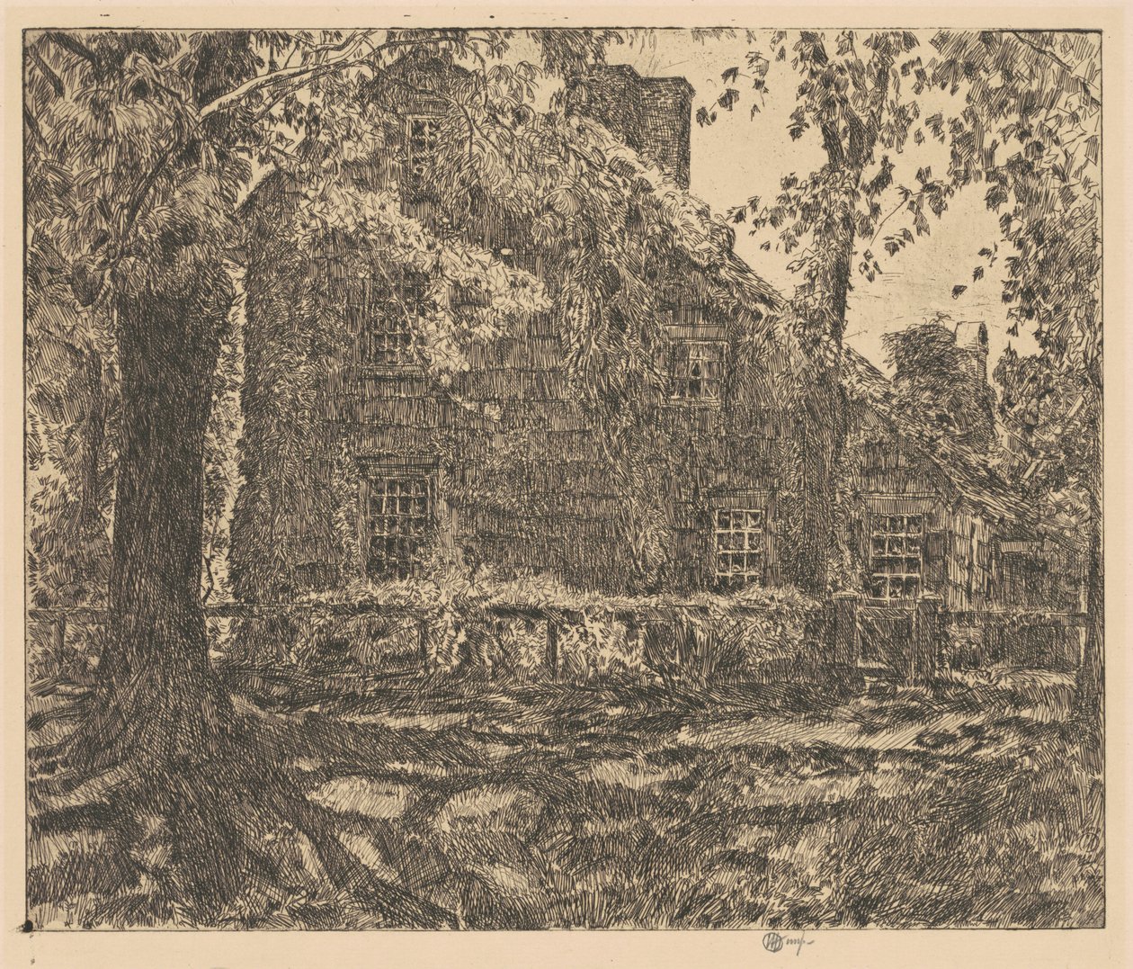 Hytta "Home Sweet Home", Easthampton av Childe Hassam