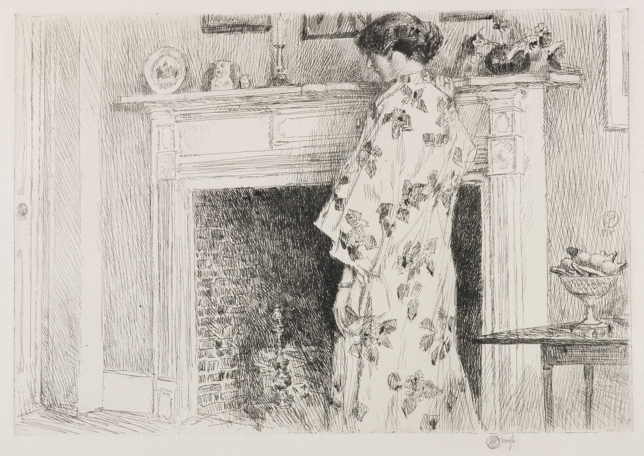 Den hvite kimonoen av Childe Hassam