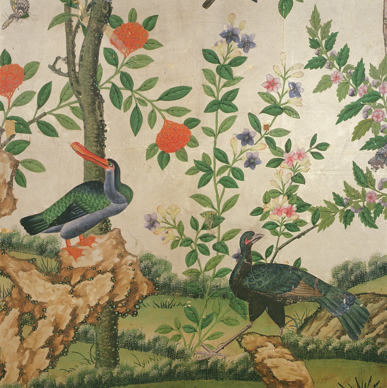 Fugletapet, ca. 1840 av Chinese School