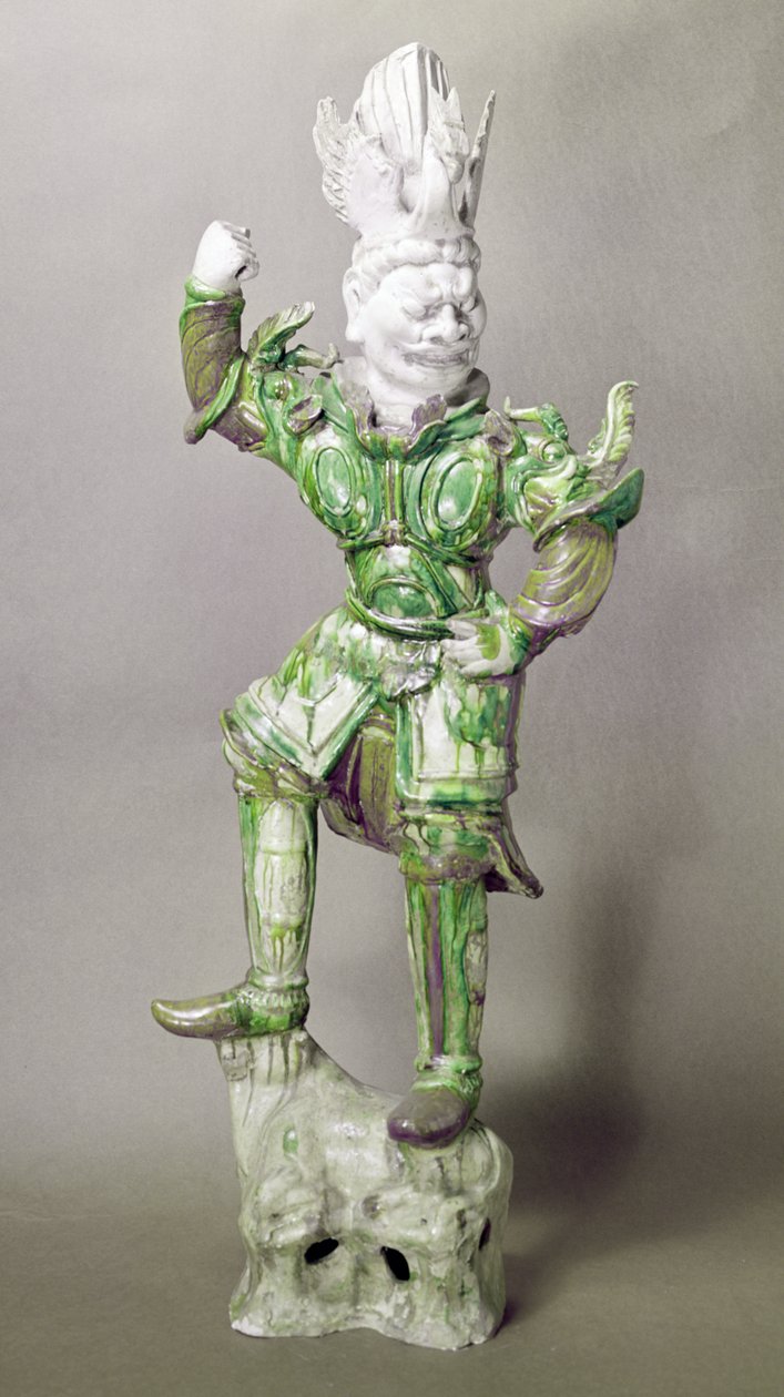 Gravvokter av lergods, kinesisk, Tang-dynastiet (618-906) av Chinese School