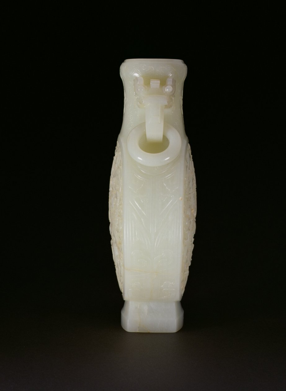 Imperial Moon Flask, Qianlong Period (1736–95) (jade) (se også 193796) av Chinese School