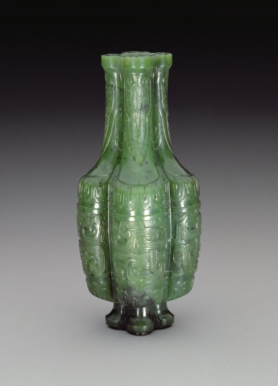 Vase (jade) av Chinese School