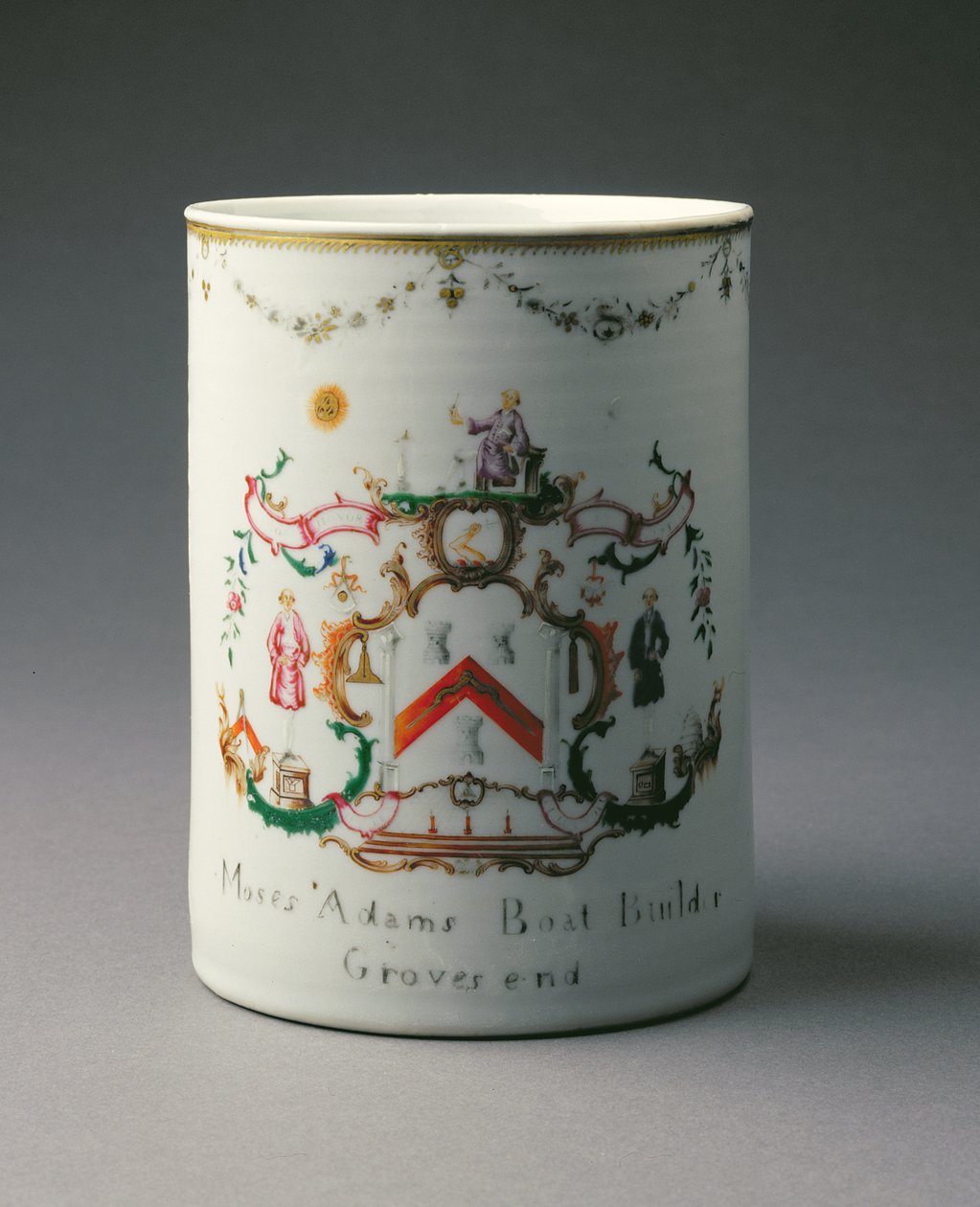 An Armorial Mug, Qianlong Period (1736–95) ca. 1775 (porselen) av Chinese School