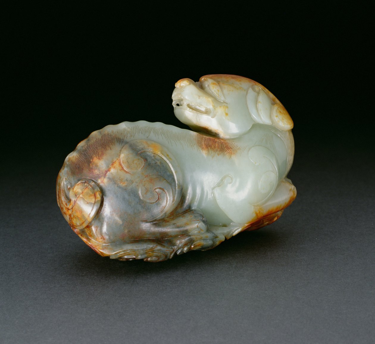 Buddhistisk løve (celadon) av Chinese School