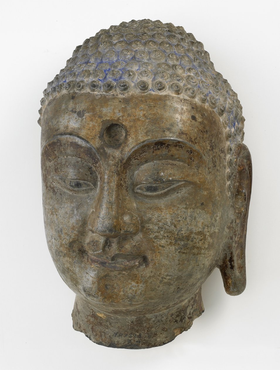 Leder for Buddha, divisjonsperiode, 550-577 (kalkstein) av Chinese School