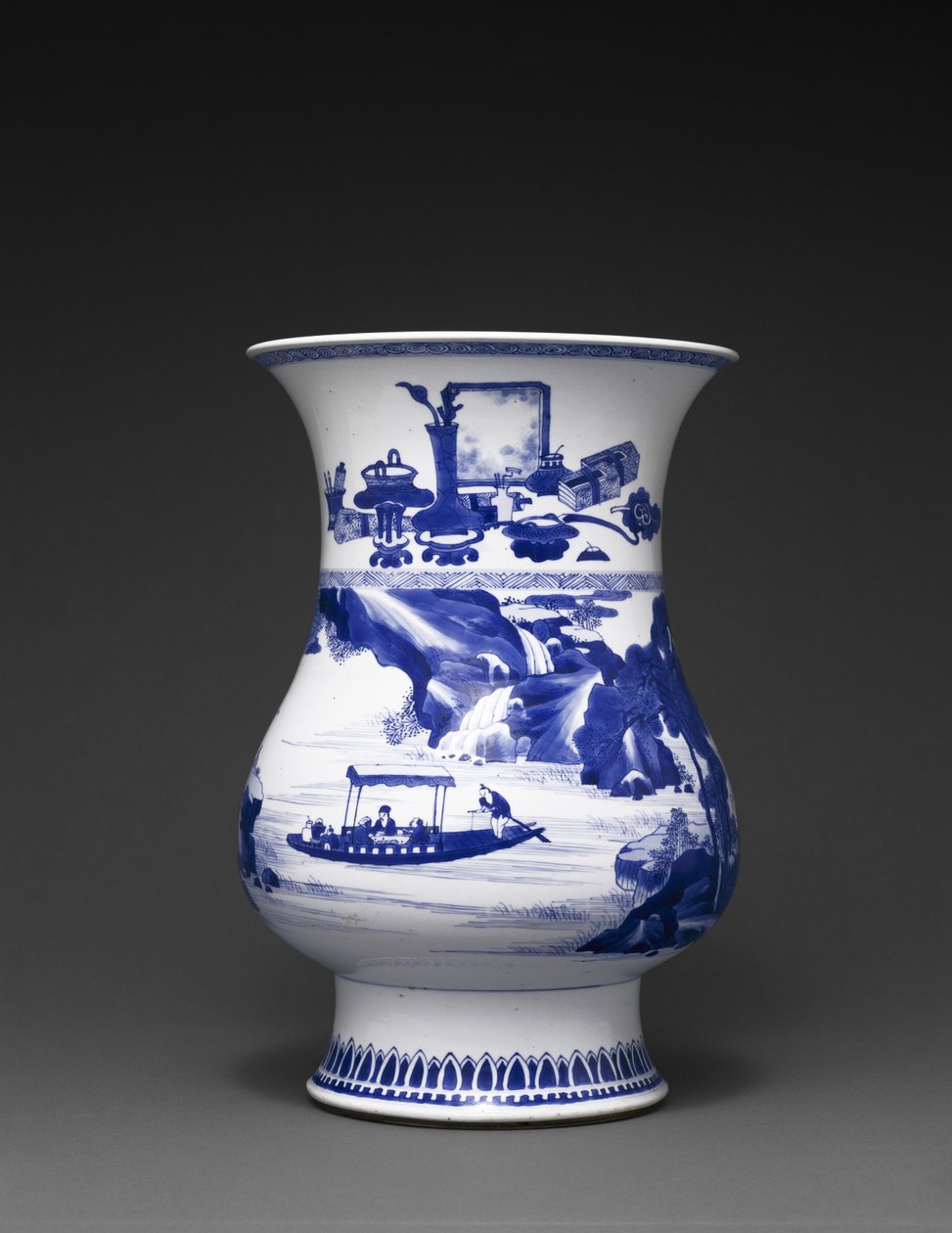 Stor vase, tidlig 1700-tall av Chinese School