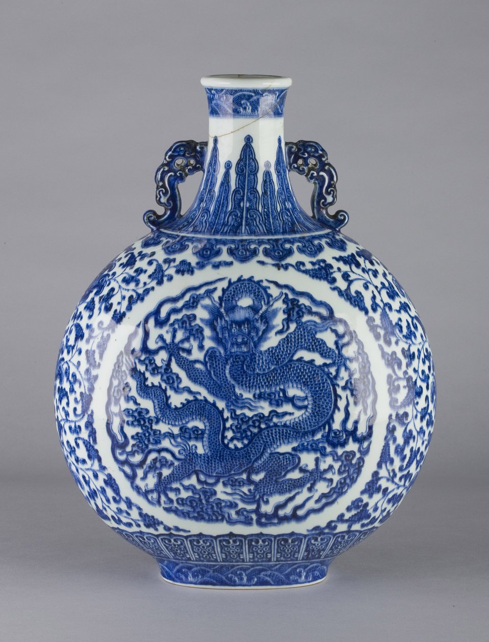 Pilgrim Flask, 1736–96 (jingdezhen ware) av Chinese School
